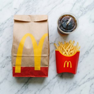 Flat Lay Fast Food