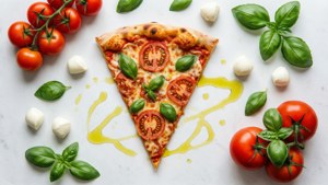 Flat Lay Pizza Ingredients