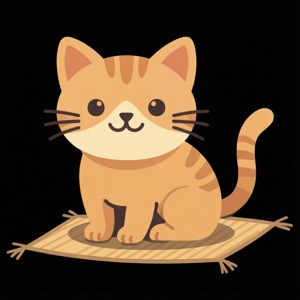 Flat Vector Cat