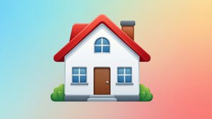 Flat Vector House Emoji