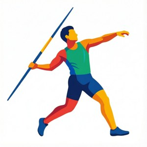 Flat Vector Javelin