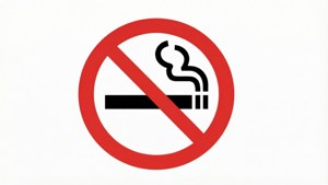 Flat Vector No Smoking