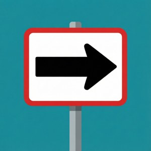 Flat Vector One Way