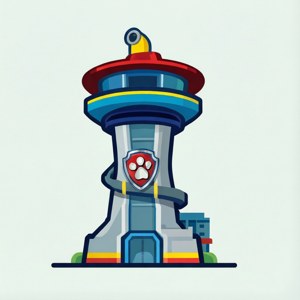Flat Vector Tower