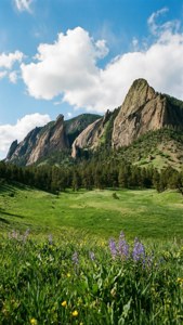 Flatirons Spring Bloom