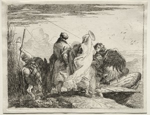 Flight into Egypt:  The Holy Family Leaving the Shore