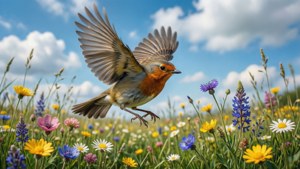 Flight Over Flowers