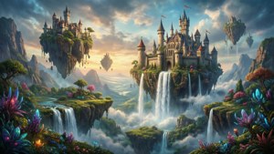 Floating Castle Fantasy