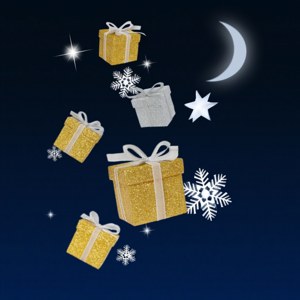 Floating Christmas Gifts