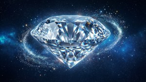 Floating Diamond Crystal