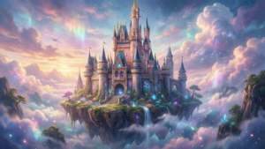 Floating Fantasy Castle