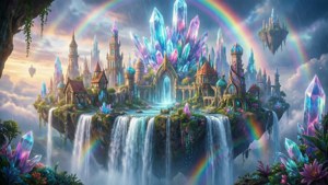 Floating Fantasy City