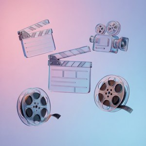 Floating Film Icons