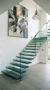 Floating Glass Staircase