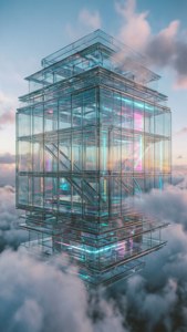 Floating Glass Structure