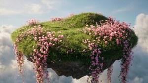 Floating Grass Island