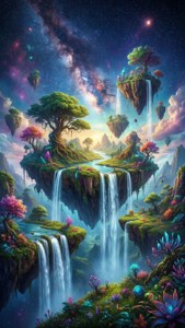 Floating Islands Cosmos