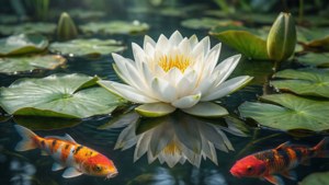 Floating Lily Pond