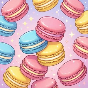 Floating Macarons