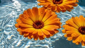 Floating Marigold Water