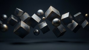 Floating Metal Geometry