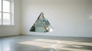 Floating Minimalist Prism