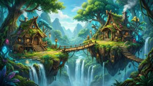 Floating Namek Village