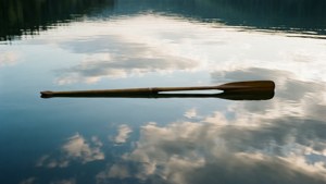 Floating Oar Reflection