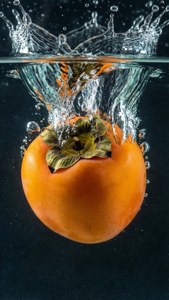 Floating Persimmon Splash