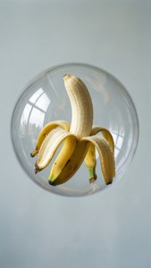 Floating Sphere Banana Peel
