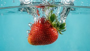 Floating Strawberry Splash