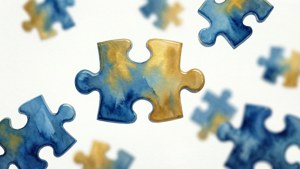 Floating Watercolor Puzzles