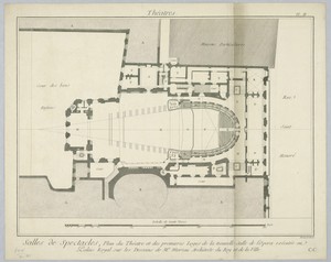 Floor Plan of First Tier Boxes for an Opera House
