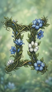 Floral Aquarius Wreath