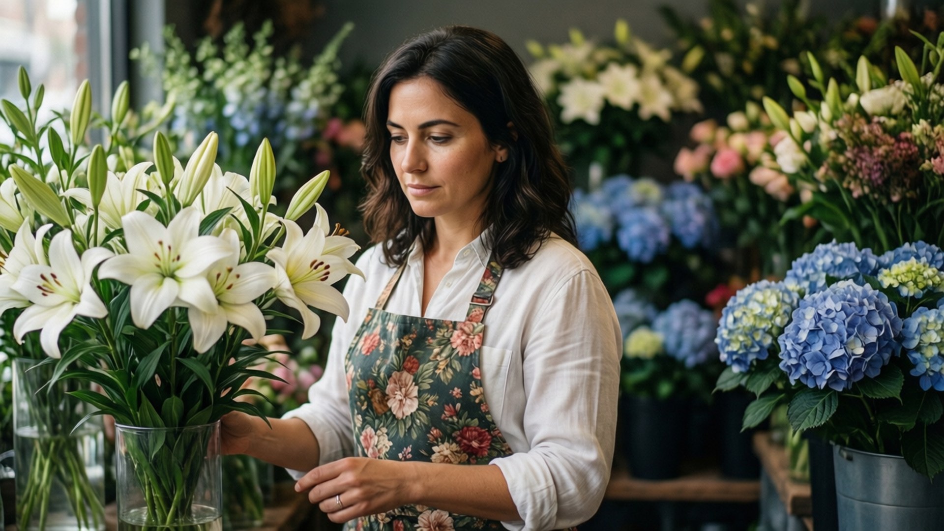 Floral Arrangement by Wallpapers.art Studio