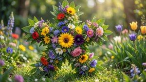 Floral Asterisk Garden