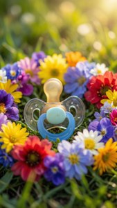 Floral Binky Ring