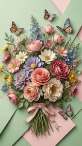 Floral Bouquet Pop-Up