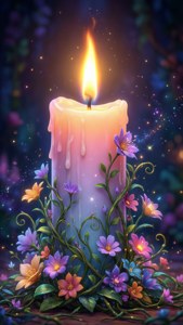 Floral Candle Magic
