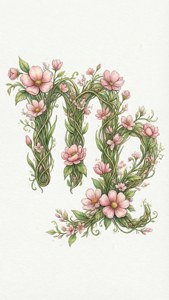 Floral Capricorn Wreath