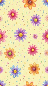Floral Confetti Pattern