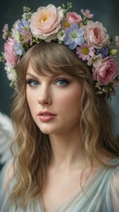 Floral Crown Angel