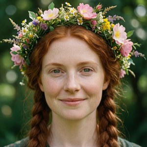 Floral Crown Close-Up