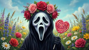 Floral Crown Ghostface