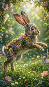 Floral Eco Bunny