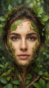 Floral Face Template
