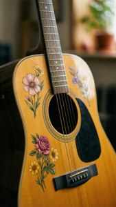 Floral Guitar