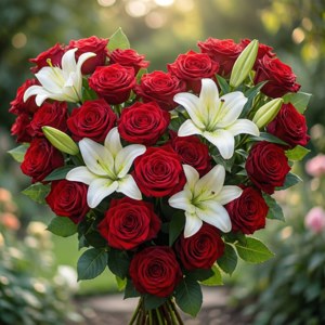 Floral Heart Garden
