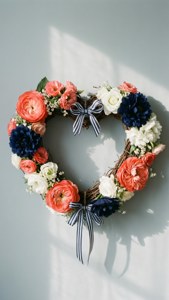 Floral Heart Wreath