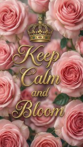 Floral Keep Calm Bloom